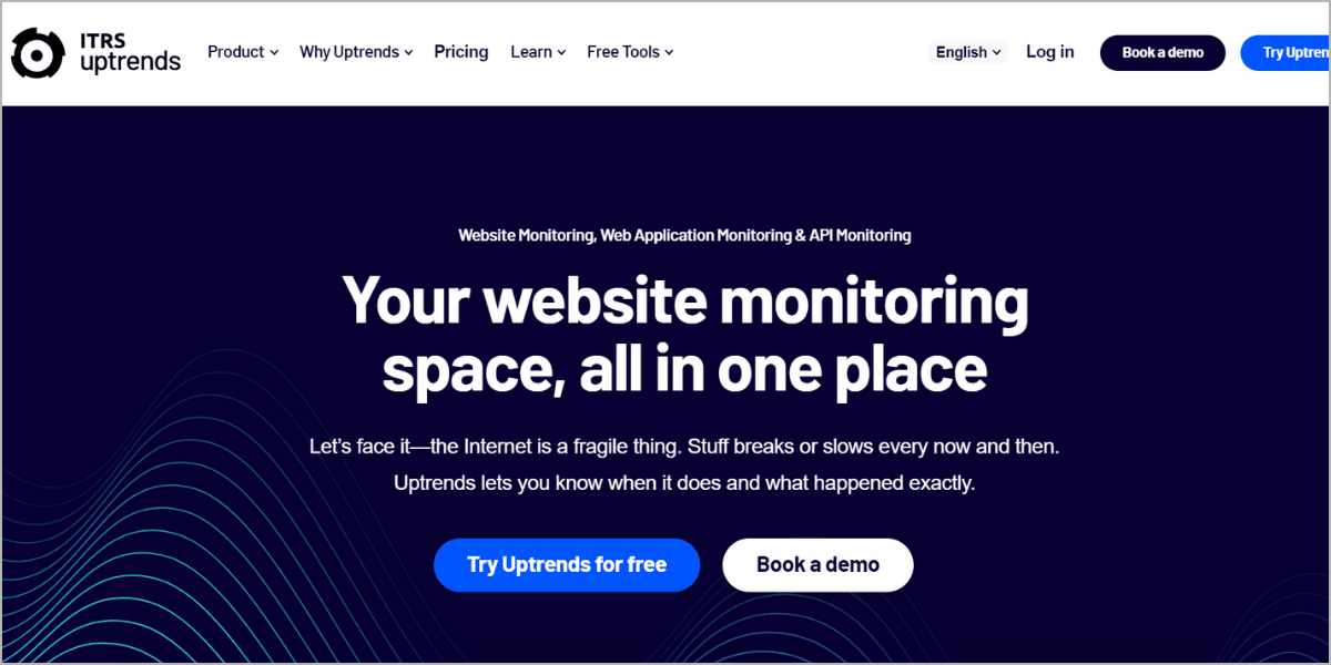 uptrends website monitoring tool